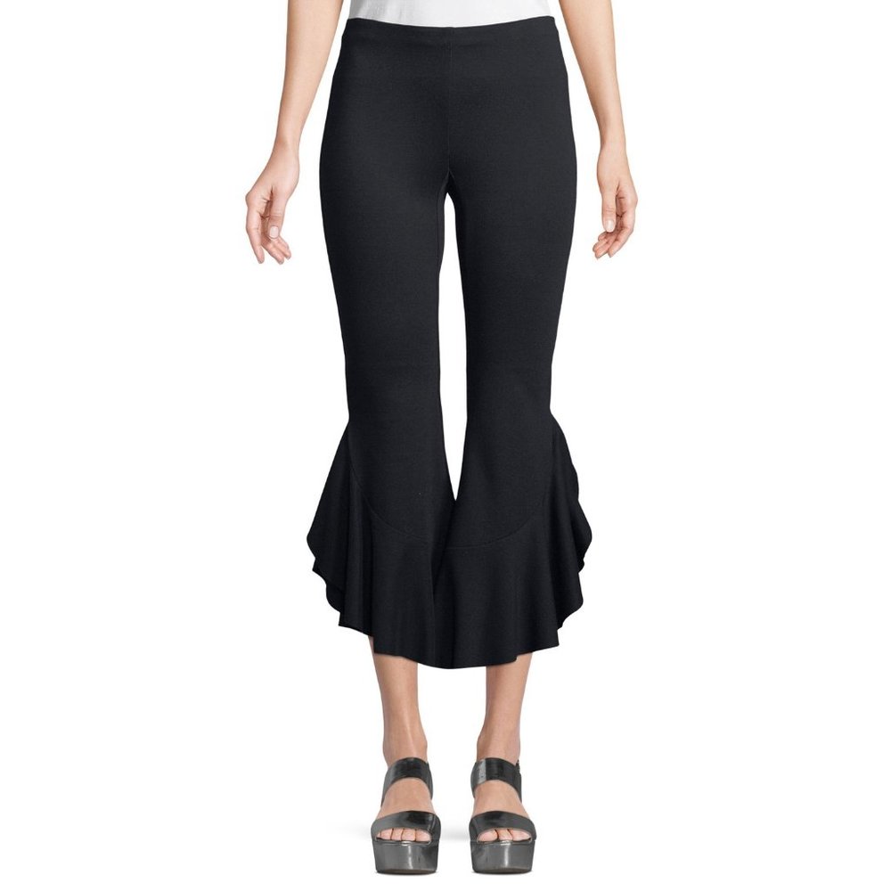 Bailey 44 Petunia Flared Leg Crop Blue Pants size Small